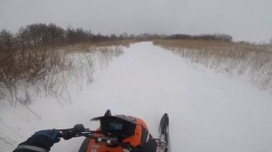 Снегоход Compass 200 Бюджетный китайский  дает жару по Бобровой тропе, купил себе новую технику