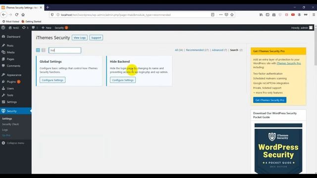 How to change WordPress default admin URL - WP Security Tutorial #wp-admin #WP Security Tutorial смотреть онлайн