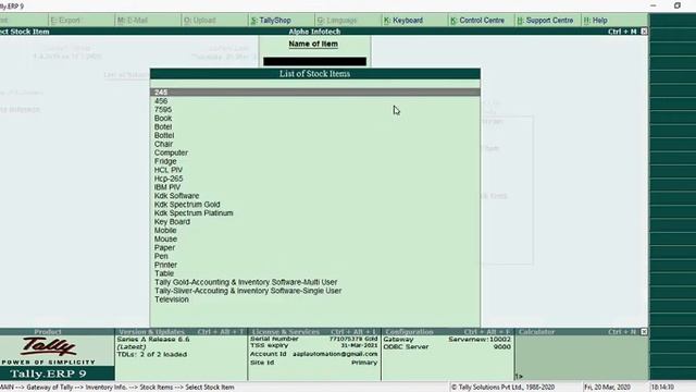 Tally Add On : Increase Item Name Field Size and Display Width in Tally.ERP9 software. смотреть онлайн