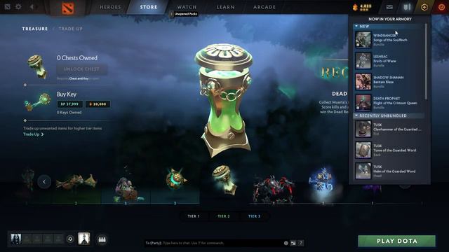 DOTA 2 - OPENING DEAD RECKONING CHEST! смотреть онлайн
