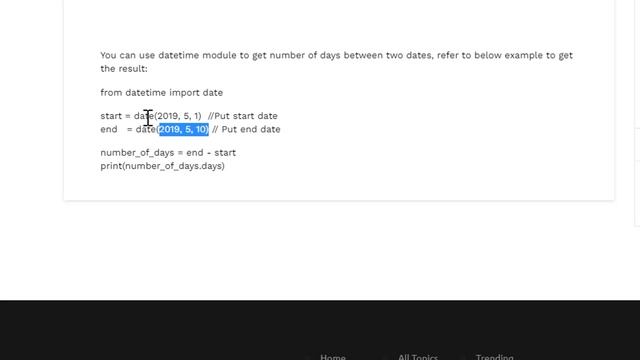 How to calculate number of days between two dates in Python? смотреть онлайн