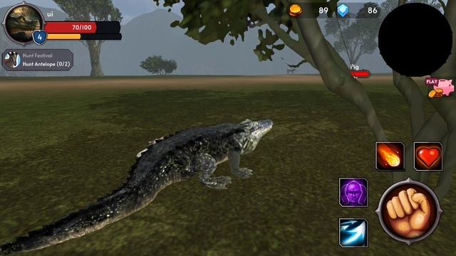 The Crocodile - Animal Simulator," Wildlife Adventure Game - Android IOS Gameplay HD смотреть онлайн