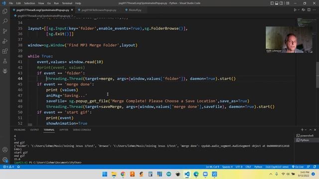 PySimpleGUI Tips - Animated GIFs and Working with Threaded Ops смотреть онлайн