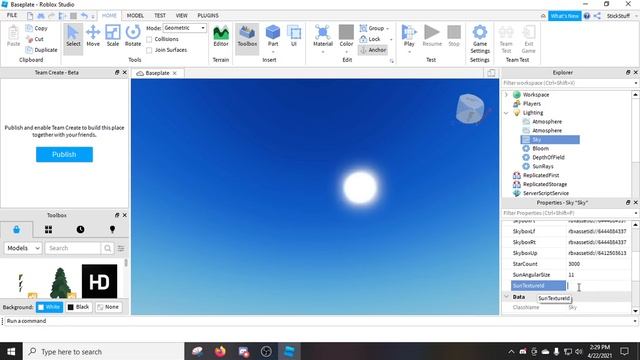 how to make your own skybox and texture the sun in roblox studio смотреть онлайн
