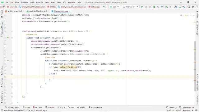 User Email Verification Using Firebase In Android Studio | Develop With Ishfaq смотреть онлайн