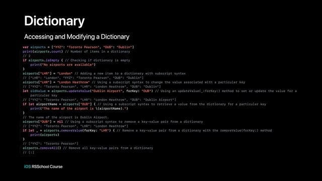 iOS RSSchool 2020. Swift. Collections, Closures смотреть онлайн