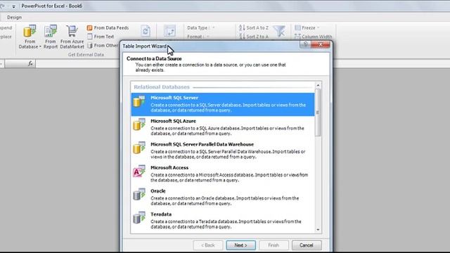 Excel PowerPivot Importing Data