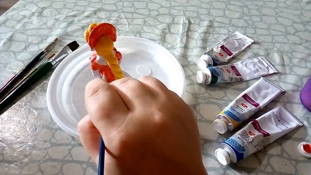 Дымковская игрушка "Барыня"(роспись) смотреть онлайн