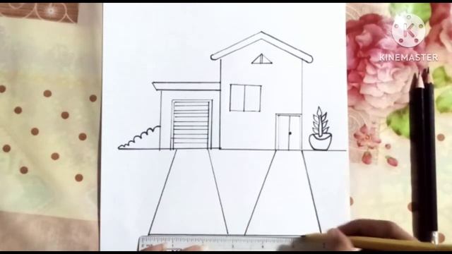 How to draw a beautiful Home sketch смотреть онлайн