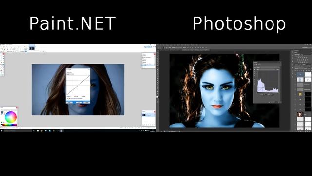Paint.NET vs Photoshop - Avatar Na'vi смотреть онлайн