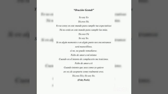 Oración Gestalt, Fritz Perls #amor смотреть онлайн