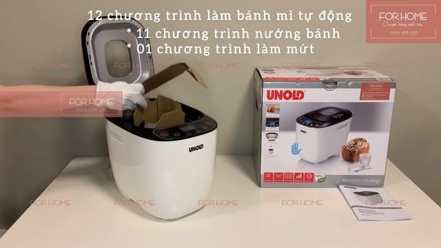 [ForHome] Máy làm bánh mỳ tự động UNOLD 68010 смотреть онлайн