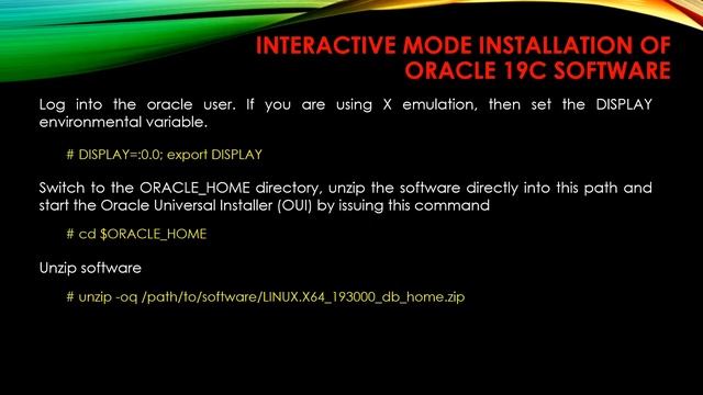 ORACLE 19c INSTALL & CONFIGURE TO LINUX7 + CDB / PDB CREATION + SETTING FRA, LOG MODE & BACKUP смотреть онлайн
