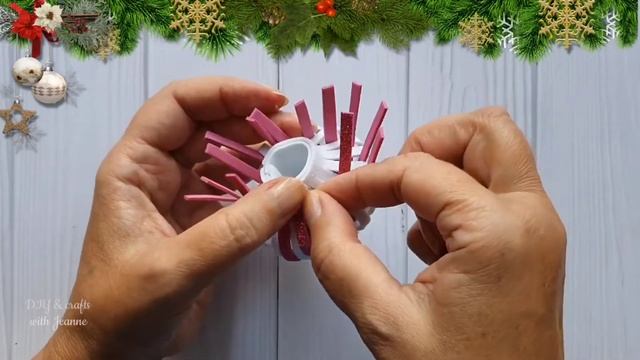 Елочный "Фонарик" из глиттерного фоамирана своими руками/ Glitter Christmas Tree Decoration смотреть онлайн
