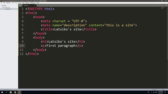 HTML 7 - Basic Tags / Part 2 смотреть онлайн