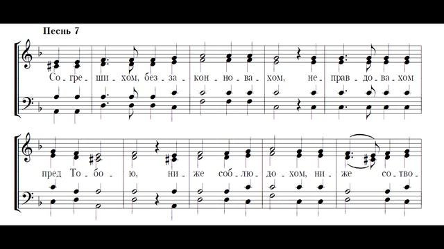 Бортнянский. Канон Андрея Критского. Песнь 7 смотреть онлайн