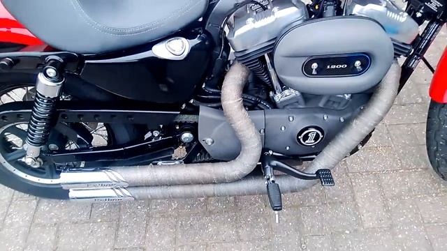 Harley Nightster 2011 with Python Throwbacks exhaust system смотреть онлайн
