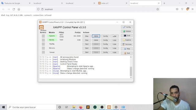 dial tcp 127.0.0.1:80 connect: connection refused solución? смотреть онлайн
