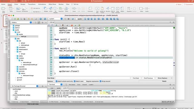 day3: REST API using Golang: MVC pattern, Dependency Injection, Interface, struct, Json Marshall смотреть онлайн