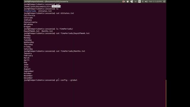Git Command Line - Lesson 1, Part 1 - Initial global setup смотреть онлайн