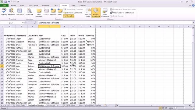 Excel 2010 - Set Password Protection on a Workbook смотреть онлайн