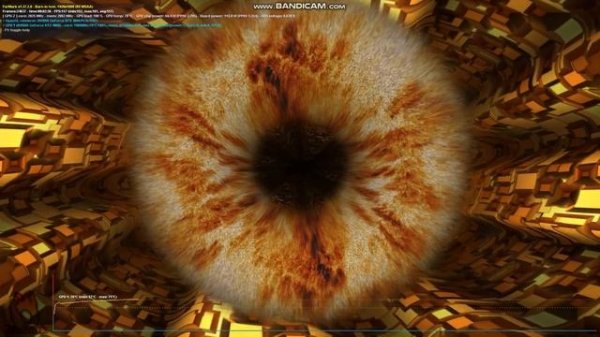 FurMark GPU Temperature Stress Test Gigabyte GeForce RTX 4060 Eagle OC 8G