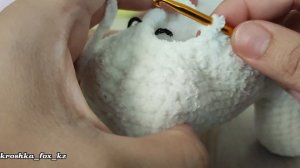 Далматинец крючком подробный мастер-класс | Собака крючком из плюшевой пряжи| Как связать собаку