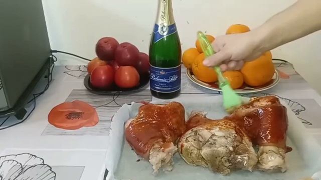 #Рулька с холодцом к Рождеству///#готовим #рек #вкусно #новыйгод2023 #мясо# смотреть онлайн