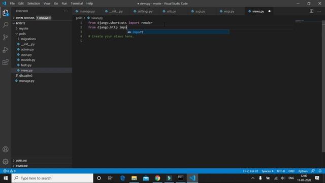 Django Python #4: Create an App in Django project смотреть онлайн