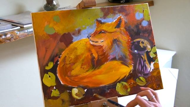 Acrylic painting/ Как рисовать акрилом смотреть онлайн
