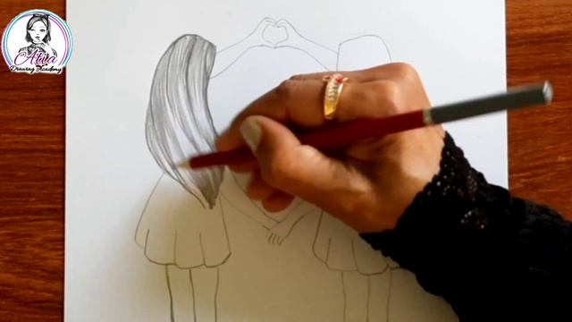 BFF Drawings | How to Draw Best Friends | Friendship Drawing смотреть онлайн
