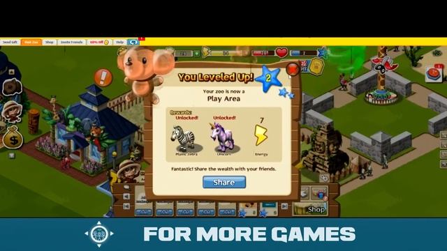 Zoo World - Facebook Games - HD Gameplay смотреть онлайн