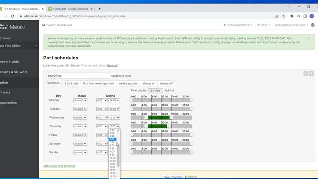 Simple Meraki Switch Port Security смотреть онлайн
