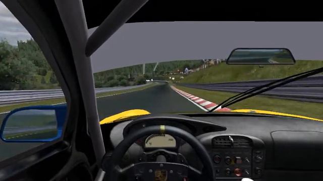 rFactor - Nürburgring Nordschleife - Quali 24h Layout - Porsche GT3 RSR - Driver View смотреть онлайн