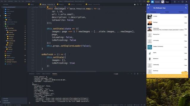 REACT NATIVE WALLPAPER APP TUTORIAL 2020 | PART 7 | Favorites Tab смотреть онлайн