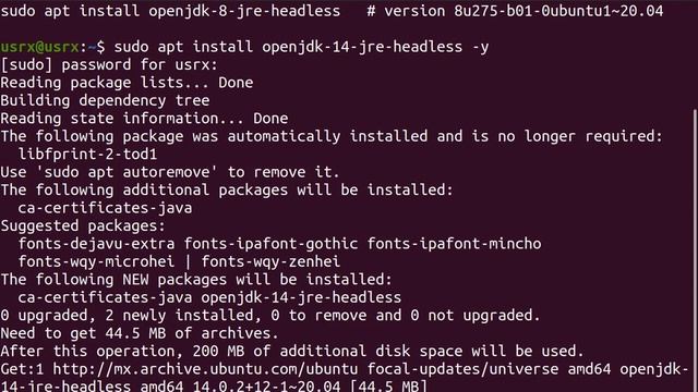 Instalación de Java openjdk. Alternativa de código fuente libre para linux. смотреть онлайн