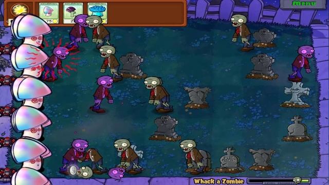 Hypno-shroom vs 9999 Football Zombie - Plants vs Zombies смотреть онлайн