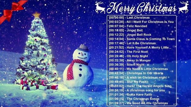 Рождественская музыка. Самые популярные рождественские и новогодние песни смотреть онлайн