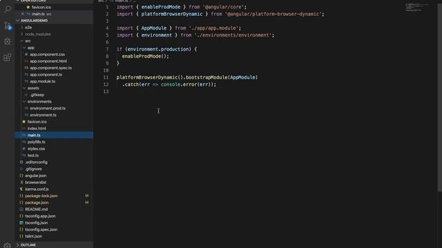 Angular 8 Tutorial - 5 : Angular Project Structure Part 2 смотреть онлайн