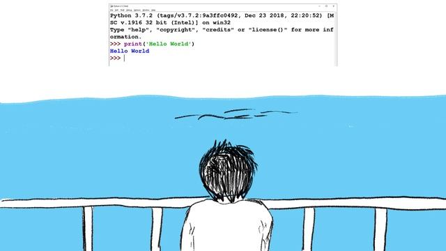 Learning Python (Animation) EP. -1 print() command смотреть онлайн