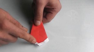 Оригами Дед Мороз из бумаги на Новый Год Origami Santa Claus from paper for the New Year