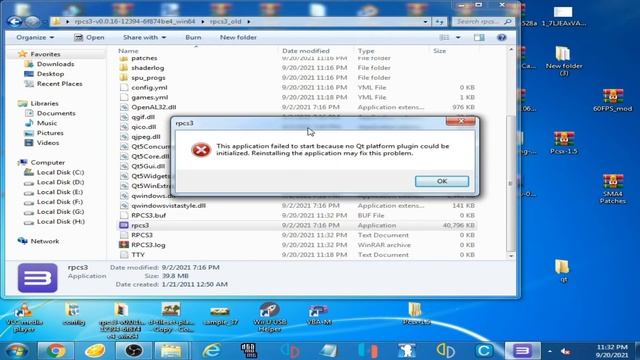 Rpcs3 this application failed to start no Qt platform plugin could not be initialized смотреть онлайн