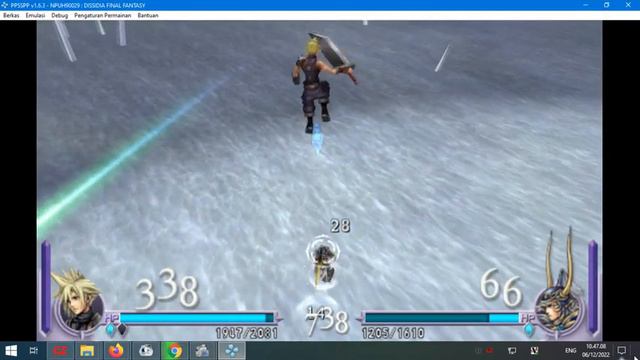 Dissidia Final Fantasy PSP PPSSPP gameplay смотреть онлайн