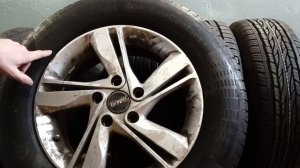 Приготовил летнюю резину на Дастер