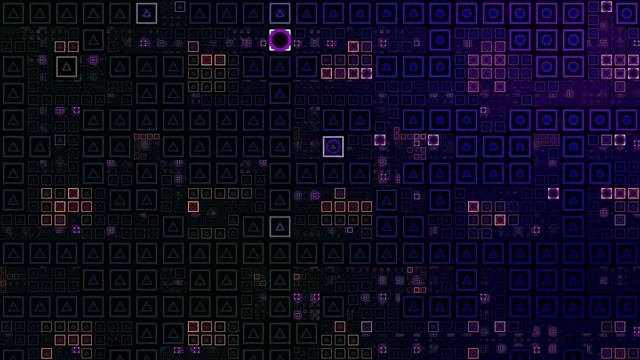 Digital Data Colourful Network Hi Tech Tehnology Loop Background. смотреть онлайн