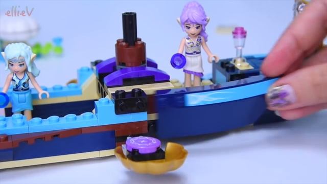 Lego Elves Naida's Epic Adventure Ship Build Review Silly Play - Kids Toy смотреть онлайн