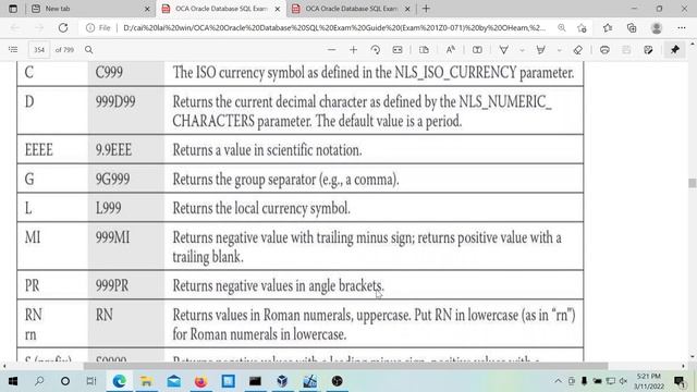 To_char, to_date, to_number conversion, OCA Oracle Database SQL Exam Guide Exam 1Z0-071 смотреть онлайн
