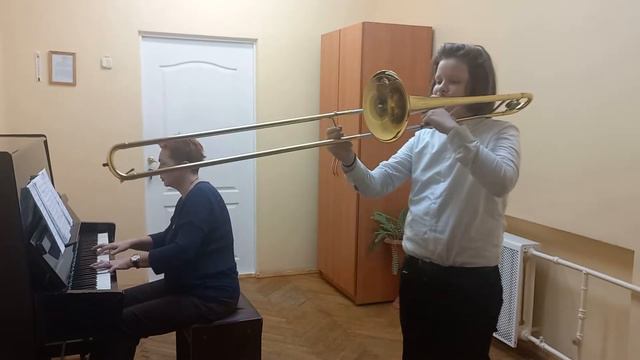 Подлипский Марк,тромбон, Новогрудская ДШИ смотреть онлайн