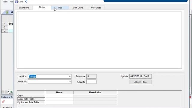 Sage Estimating Perform One Time Item takeoff смотреть онлайн