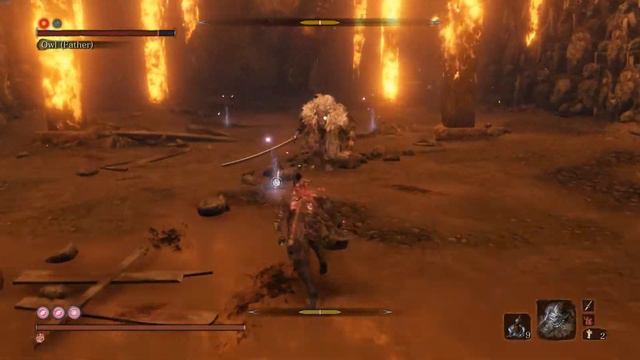 SEKIRO Father Owl Fight (Music Turned Up) смотреть онлайн